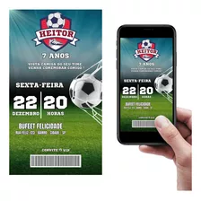 Convite Virtual Futebol Para Whatsapp Digital