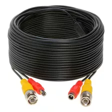 Cable Siames 20 Metros Para Camaras Seguridad Cctv Bnc Video