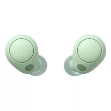 Audífonos Noise Cancelling In Ear Inalámbricos Wf-c700n Color Verde
