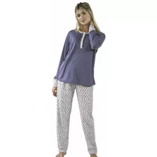 Pijama De Invierno De Mujer 2 Piezas Estampado. Art. 2101