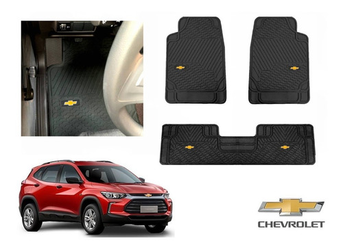 Tapetes Logo Chevrolet + Cajuela Tracker 2021 2022 2023 2024 Foto 3