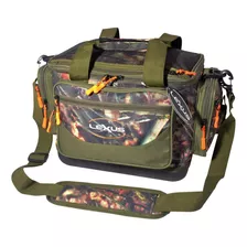 Bolso Pesca Lexus Lt-1677 Camo Base Rigida Tipo 3600 Color Verde