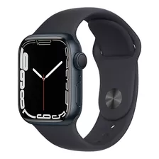 Apple Watch S7 (gps, 41mm) - Caixa Preta - Pulseira Preta