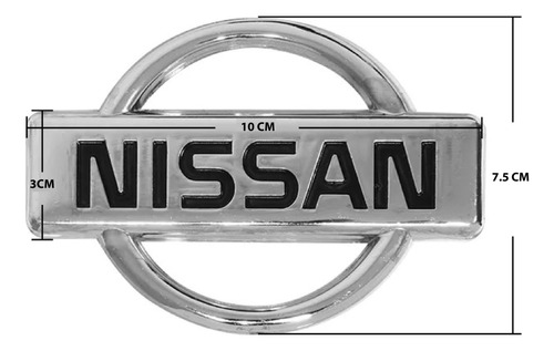 Emblema Logo Nissan D21 Pick Up 94-03 Cromo Delantero Foto 2