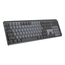 Teclado Mecânico Sem Fio Mx Mechanical Grafite Logitech Idioma Inglês Us Internacional