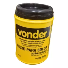 Fluxo Para Solda Pó 250g Soldagem Latão Bronze Aço Vonder