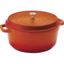 Caçarola Hercules Antiaderente 6,8l /29,5cm - Laranja