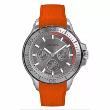 Relógio Nautica 'auckland' Orange Napauc002
