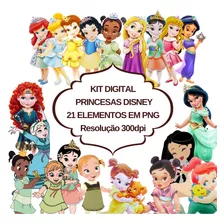 Kit Digital Princesas Baby #20