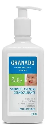 Sabonete Líquido Granado Bebê Cremoso Sem Perfume 250 Ml