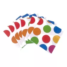 Servilletas Papel Circulos Lunares Grandes Multicolor X20