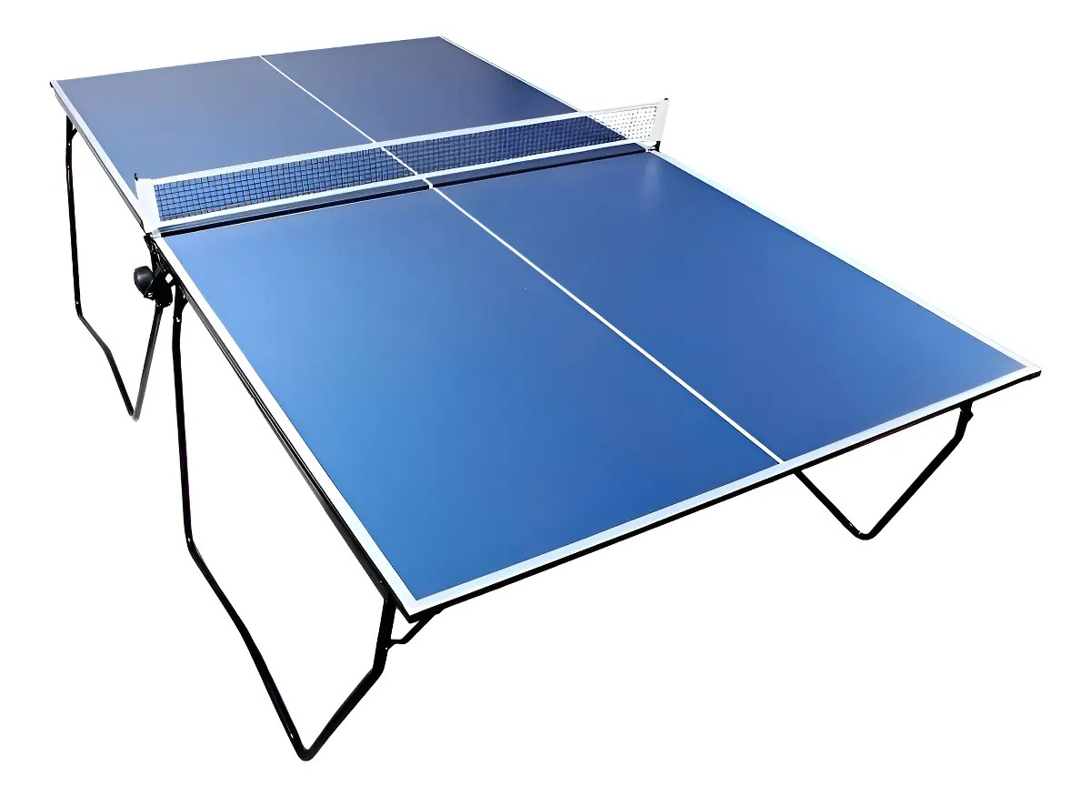Mesa De Ping Pong Piramydes Phixel Profesional Plegable Azul Azul