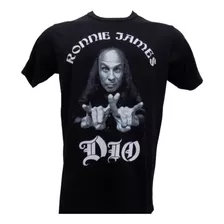 Remera De Ronnie James Dio Vs Modelos Rockería Que Sea Rock 