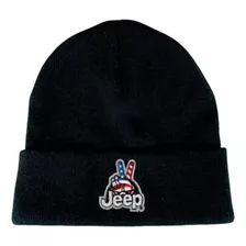 Jeep Wave Usa Logo Patch Gorro Punto Gorro Punto Con Tapa