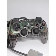 Controle Analógico Hori Sony Playstation Ps1 Ps2 Translúcido
