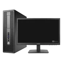 Cpu Torre Hp Amd A4 4gb 500gb + Monitor Nuevo 19 Pulgadas