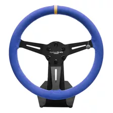 Volante Cyberdrift Simulador Lotse Camurça Azul Tj Amarela