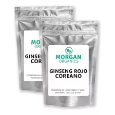 Ginseng Rojo Coreano Orgánico En Polvo 100% (raíz) 200 Grs!