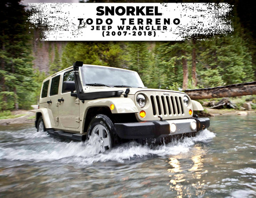 Snorkel Jeep Wrangler Jk 2007 - 2018 Rubicon Sahara 4x4 Foto 7