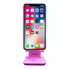 Suporte Universal De Celular Mesa Escritório Portatil Rosa