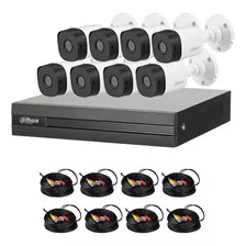 Kir Cctv Dahua Xvr 8ch + 8cam + Disco Duro 1tb