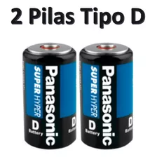 Pilas Panasonic Tipo D Manganeso - Pack De 2 Unidades