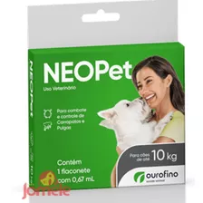 Antipulgas E Carrapatos Neopet Cães Até 10kg - Ourofino