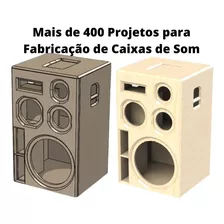 Mais De 400 Projetos Para Fabricação De Caixas De Som