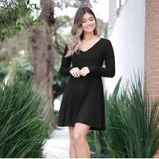 Vestido Curto Rodado Godê Moda Evangélica 