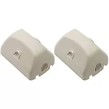 Cubierta De Salida De Cable De Shortner 2pk Blanco Tama...