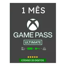 Game Pass Ultimate 1 Mês - Código 25 Dígitos 