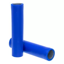 Manopla Punho Super Leve Bike Mtb Elite Silicone Confortável Cor Azul