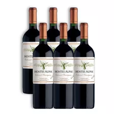 Vino Montes Alpha Cabernet Sauvignon 750ml Caja X6u Chile