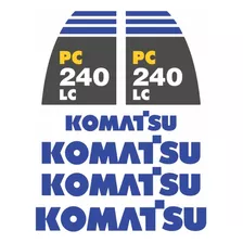 Kit De Adesivo Para Komatsu Pc240 Lc-8