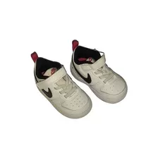 Tênis Nike Court Borough Low 2 White Pink Infantil