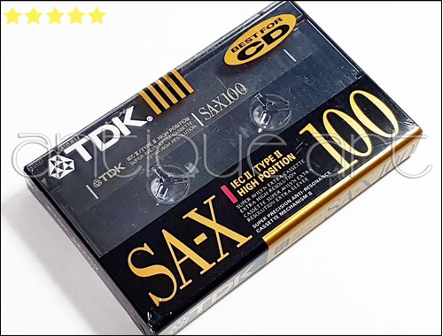 A64 Cassette Cromo Sa-x Tdk 100 Minutos Sellado Deck Audio