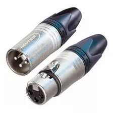 Combo Conectores De Audio Xlr Macho Y Hembra Neutrik 