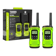 Radio Motorola Talkabout T600 Comunicador À Prova D'água Bandas De Freqüência Uhf Cor Verde