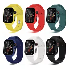 Kit Pulseira Silicone E Capa Compativel Smartwatch Iwo 13