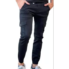 Pantalón Jogger Gabardina Elastizado Hombre