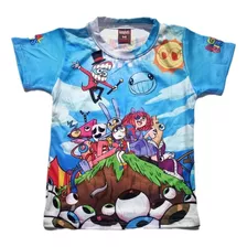 Playera Digital Circus Para Niños Calidad Premium