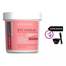Btx Capilar Argan Platinum Matizada For Beauty 1kg
