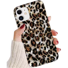 Funda Para iPhone 12 Mini, Animal Print/silicona/delgada