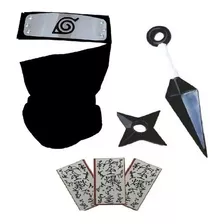 Kunai Shuriken Bandana Balaclava Kakashi 3 Papel Bomba