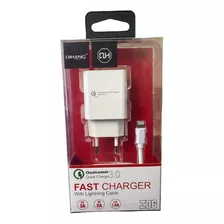 Cargador Para Celular Usb A Lightning Carga Rapida Z06