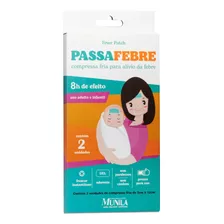 Passa Febre Alivio Da Febre Bebê Criança C/02 Compressas