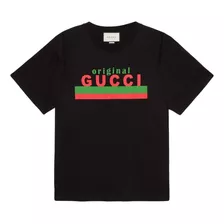 Camiseta Oversized Com Estampa Original Gucci