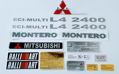 Foto de Montero Mitsubishi 2400 Calcomanas Y Emblemas