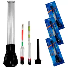 Kit 3 Densímetros Analógicos Para Teste Bateria Bh-1 Western