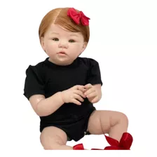 Boneca Bebe Reborn Menina Corpo Siliconado Pode Tomar Banho